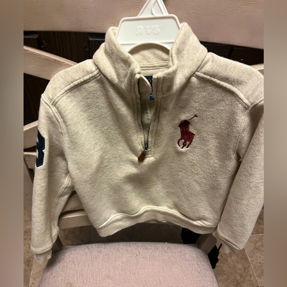 Polo by Ralph Lauren 3/4 zip up sweater